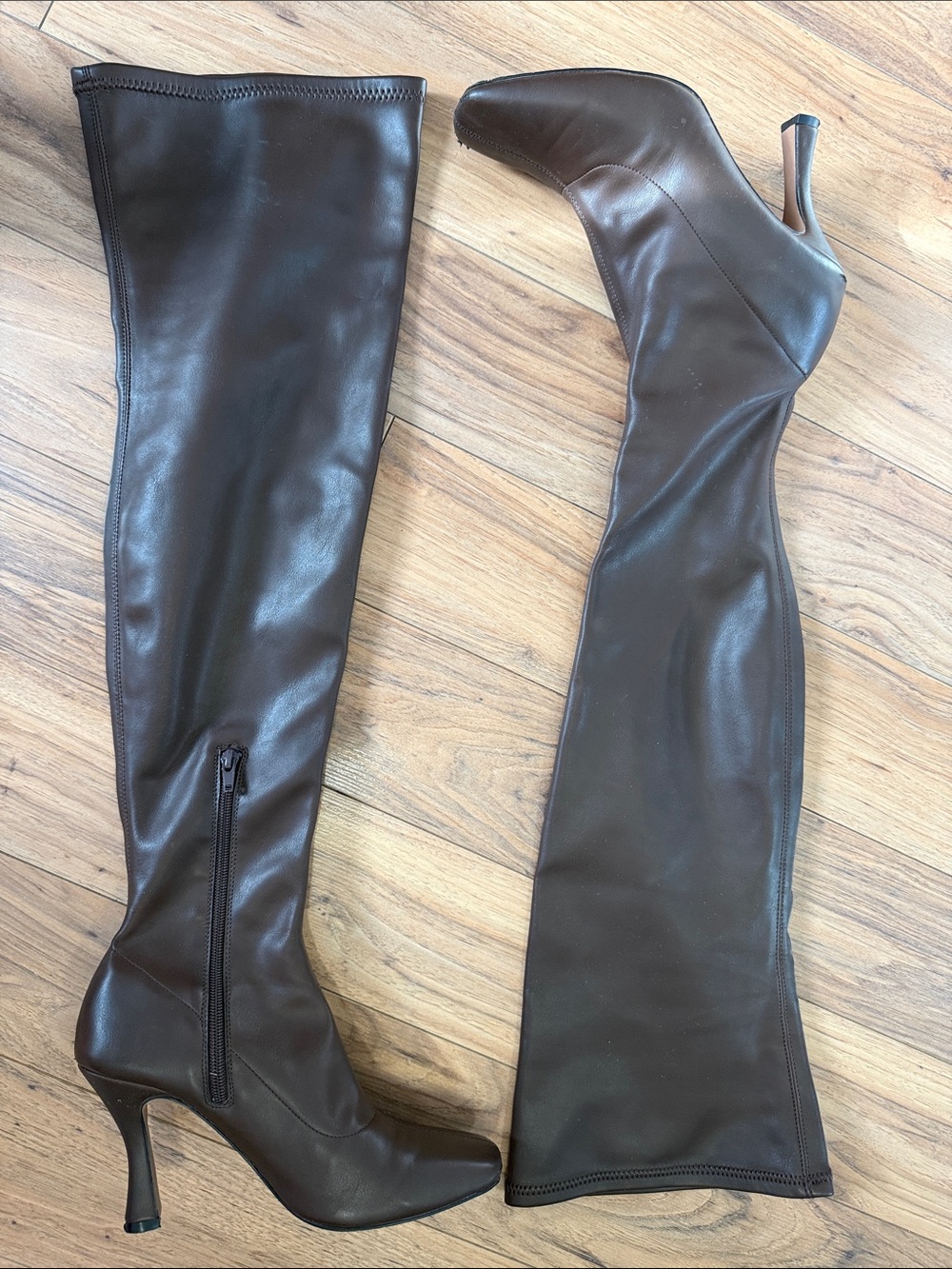 Call it Spring Mocha Brown Thigh High Boots